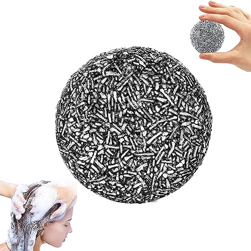 Grey Hair Reverse Bar Natürliches Haar-Verdunkelungs-Shampoo-Riegel Grau-weißes Haar-Reparatur-Riegel Bio-Bambuskohle-Schwärzungs-Shampoo-Riegel für Frauen und Männer von EXQST
