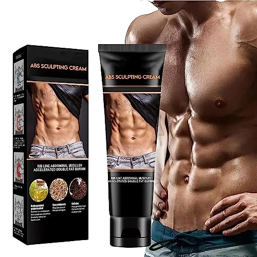 Sculptique Abs Sculpting Cream 60g Tummy Sculpting Cream Abs Sculpting Cream Damen und Herren Bauchstraffung Creme von EXQST