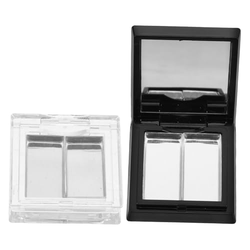 2 Stück Teiliges Diy Lidschatten Palette Dual Color Contour Highlighter Blush und Concealer Make Up Aufbewahrungsbox für Kosmetikgestaltung von EXQUIMEUBLE