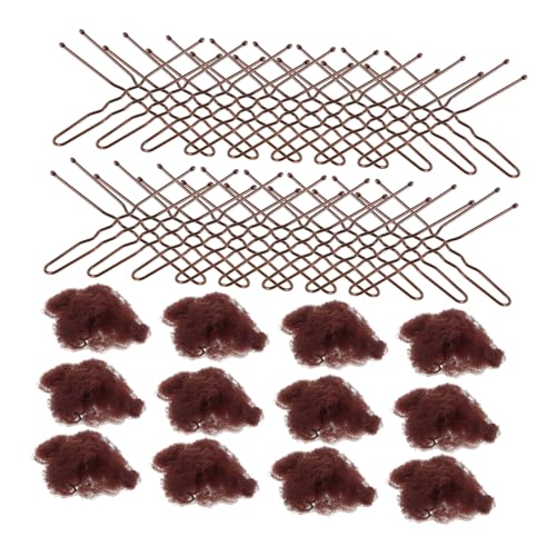 EXQUIMEUBLE 1satz Ballett Haarnetz Unsichtbare Haarnetze Für Dutt Elastisches Haarnetz Teilig Braune Förmige Haarnadeln Für Tänzerinnen Und Frauen Bei Festen von EXQUIMEUBLE