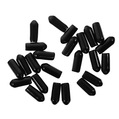 EXQUIMEUBLE 100 Stück Gummikappen für Haarreifen Endkappen Stirnband Zubehör Langlebige Leichte Headwear End Caps für DIY Haarband Geeignet von EXQUIMEUBLE