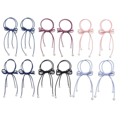 EXQUIMEUBLE Haargummis 12er-pack Dehnbares Haar Für Frauen Und Mädchen Für Zufällige Anlässe von EXQUIMEUBLE
