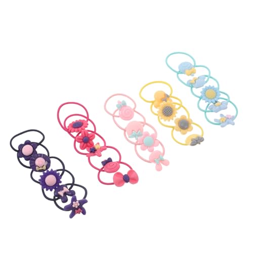 EXQUIMEUBLE 120stücke Kinderhaargummis Elastische Und Bequeme Haarschmuckaccessoires Für Mädchen Weiche Und Komfortable Haarbänder Für Täglichen Gebrauch von EXQUIMEUBLE