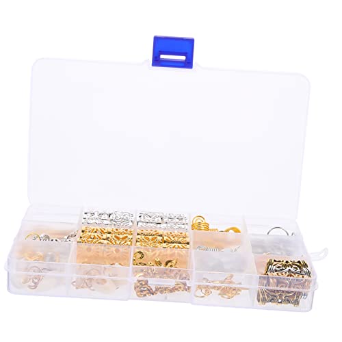 EXQUIMEUBLE 159Stücke Haarschmuck Dreadlocks Ringe Haarperlen für Frisuren Leicht und Angenehm für Partys Hochzeiten und Mehr von EXQUIMEUBLE