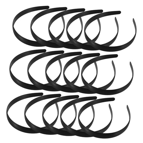 EXQUIMEUBLE 15stücke Junge Mädchen Stirnband Aus Kunststoff Schlichtes Design Haarschmuck Für Junge Mädchen Zähne Leicht Und Bequem Für Schulpartys Und Täglichen Gebrauch von EXQUIMEUBLE