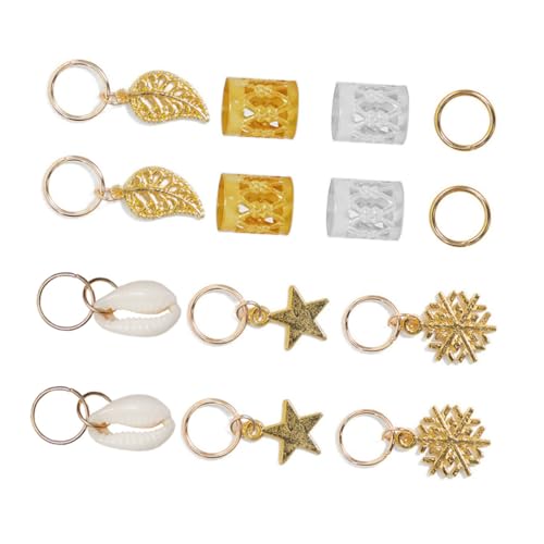 EXQUIMEUBLE 164 Stück Teiliges Dreadlocks Haarschmuck Metall Haarmanschetten und Tubes Langlebig Modisch Leicht für Zöpfe und Kreative Frisuren Dekorative Haaraccessoires für Damen und Herren von EXQUIMEUBLE