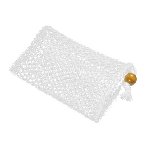 EXQUIMEUBLE Seifenbeutel aus Netzgewebe Kordelzug Seifenschaumnetz Peeling Seifenaufbewahrungsbeutel für Dusche und Bad für Männer und von EXQUIMEUBLE
