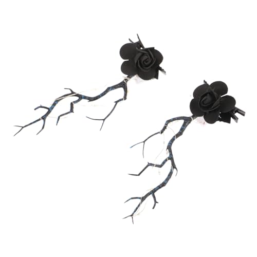 EXQUIMEUBLE 1paar Weihnachts-elchgeweih Haarklammer Mit Leuchteffekt Glühende Antler Haarspangen Für Festliche Kostüme Und Partys Für Weihnachten Und Karneval von EXQUIMEUBLE