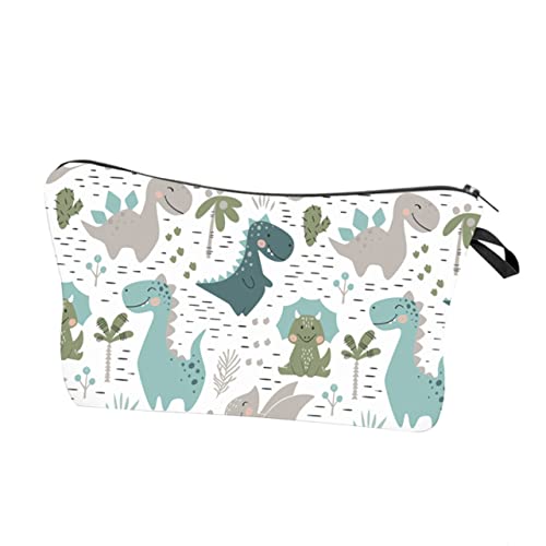 EXQUIMEUBLE 1stück Tragbare Kosmetiktasche Mit Dinosaurier- Multifunktionale Handtasche Für Damen Idealer Organizer Für Make-up Und Reiseutensilien Für Outdoor-aktivitäten Und Unterwegs von EXQUIMEUBLE