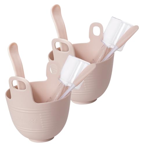 EXQUIMEUBLE 2 Sätze DIY Silikon Schüssel und Pinsel für Frauen Wiederverwendbar Leicht zu Reinigen zum Selbermachen von Masken zu Hause Langlebiges Material Geschenkidee EXQUIMEUBLE 2 Sätze DIY Silikon Schüssel und Pinsel für Frauen Wiederverwendbar Leicht zu Reinigen zum Selbermachen von Masken zu Hause Langlebiges Material Geschenkidee von EXQUIMEUBLE