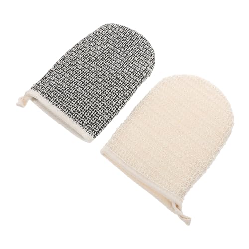 EXQUIMEUBLE Bade-peeling-handschuhe Körper-badehandschuhe Sisal-peeling-handschuhe Luffa-handschuhe Für Damen Und Herren von EXQUIMEUBLE