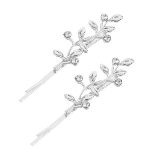 EXQUIMEUBLE 2 Stück Haarklammern mit Funkelnden Strasssteinen Modischer Haarschmuck für Hochzeit und Festliche Anlässe Dekorative Haarspangen für Damen und Mädchen Langlebig und Einfach zu von EXQUIMEUBLE