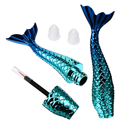 EXQUIMEUBLE 2 Stück Leere Eyeliner Tube Auslaufsichere Leichte Nachfüllbehälter für Flüssigen DIY Kosmetik Verpackung Geeignet für Eyeliner Nagelöl Kosmetikgeschäfte und Reisen von EXQUIMEUBLE