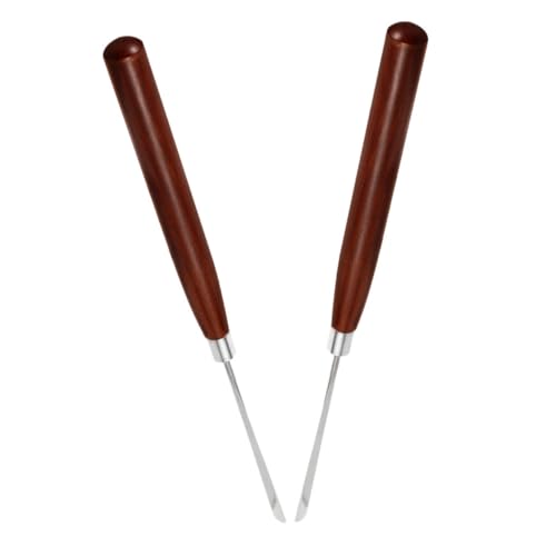 EXQUIMEUBLE 2 Stück Nagelkunst-klebestift Nagelschieber Gelentferner Für Nägel Gel-nagelentferner Gel-nagellackentferner Farbrührstäbchen Gel-kit Für Den Nagelaufbau Holz Wiederverwendbar von EXQUIMEUBLE