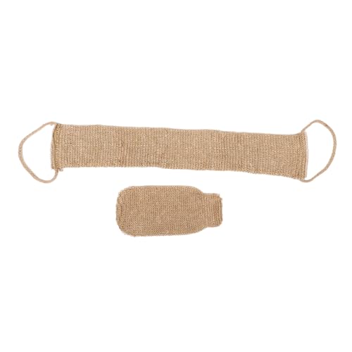 EXQUIMEUBLE 2 Stück Rückenmassage Und Badehandschuhe Peelinghandschuh Rückenpeeling Handtücher Körperschrubber Peeling Luffa Peeling Körperschrubber Peeling Körperschrubber Handschuh von EXQUIMEUBLE