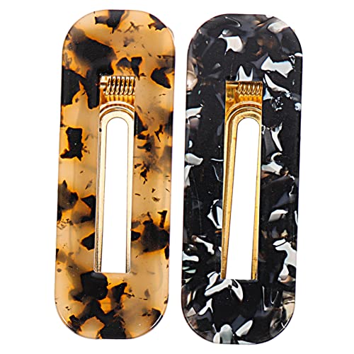 EXQUIMEUBLE 2 Stücke Haarklammern für Mädchen Kleiner Haarspangen Rutschfeste Haarclips Haarschmuck für Dekorative Spangen für Dünnes und Dickes Haar von EXQUIMEUBLE