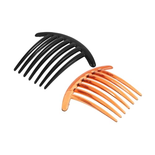 EXQUIMEUBLE 20 Stück Haarkamm Ponykamm Kamm-clip Twist-kamm Goldene Haaraccessoires Brautkopfbedeckung Dekorative Haarspange Haarkämme Elastischer Haarkamm Frisierkämme Für Frauen Plastik von EXQUIMEUBLE