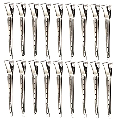EXQUIMEUBLE 20 Stück Teiliges Haarnadeln Einfache Bobby Pins für Frauen Langlebige Haarklammern Metallische Duckbill Clips Geeignet für Alltag und Reisen von EXQUIMEUBLE
