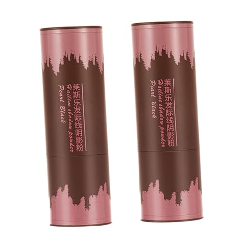 EXQUIMEUBLE 2stücke Haaransatz Schattenpuder Concealer Stift Für Frauen Haarpuder Zum Füllen Haaransatzes Und Abdecken Der Haarwurzeln von EXQUIMEUBLE