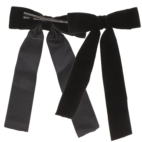 EXQUIMEUBLE 2stücke Große Einfarbige Schleifen-haarspangen Für Frauen Stylische Haarklammern Aus Strapazierfähigem Material Für Jeden Anlass Elegantes Haar-accessoire Für Besondere Gelegenheit von EXQUIMEUBLE