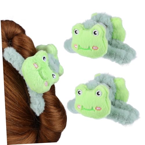 EXQUIMEUBLE 2er-pack Große Plüsch-clips Lockige Baby-haarnadel-clips Für Frauen Starker Halt Für Dickes Haar von EXQUIMEUBLE