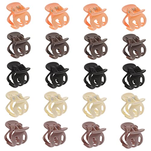 EXQUIMEUBLE 2sätze Mini-haarklammern Für Frauen Kleine Haarklammern Für Dickes Und Dünnes Haar Zarte Haar-clips Mit Herz-optik Robust Und Langlebig Glatter Und Sicherer Griff Für von EXQUIMEUBLE