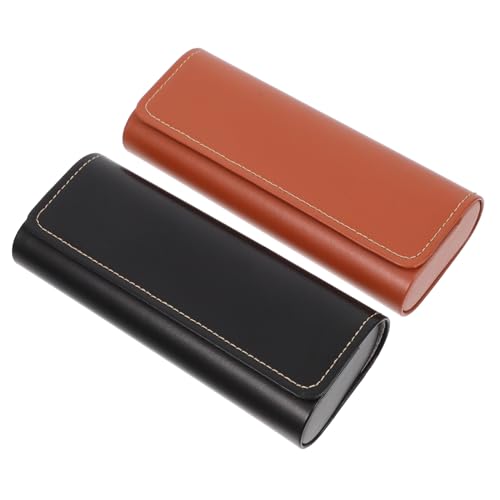 EXQUIMEUBLE 2stücke Aufbewahrungsbox Für Brillen Harte Brillenetuis Mit Magnetverschluss Tragbare Brillenaufbewahrungsboxen Für Damen Und Herren Lesebrillen Und Sonnenbrillen-etuis Robuste von EXQUIMEUBLE