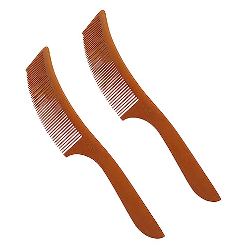 EXQUIMEUBLE 2stücke Friseurkämme Für Männer Haarkämme Zum Styling Zahnkämme Aus Robustem Material Haarstyling-accessoire Für Täglichen Gebrauch Salonkamm Ohne Haarschäden von EXQUIMEUBLE