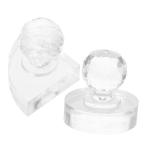 EXQUIMEUBLE 2stücke Lidschatten-presswerkzeug Aus Acryl Lidschatten-stempel Zum Pressen Und Reparieren Kosmetikstempel Für Puder-make-up-produkte Einfache Handhabung Und Langlebiges Design von EXQUIMEUBLE