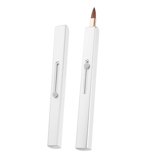 EXQUIMEUBLE 2stücke Lippenpinsel Einziehbar Lipgloss Applikator Werkzeug Für Lippenstift Make-up Kosmetikpinsel Mit Schutzkappe Für Frauen von EXQUIMEUBLE