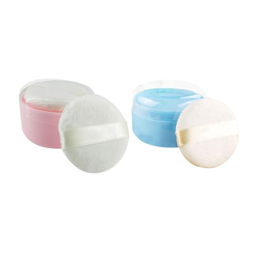 EXQUIMEUBLE 2stücke Tragbare Körperpuderdose Mit Puderquaste Feuchtigkeitsbeständig Blau Und Pink Für Babys Und Kinder Einfache Anwendung Für Körperpuder EXQUIMEUBLE 2stücke Tragbare Körperpuderdose Mit Puderquaste Feuchtigkeitsbeständig Blau Und Pink Für Babys Und Kinder Einfache Anwendung Für Körperpuder von EXQUIMEUBLE