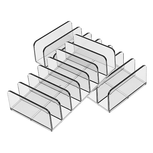 EXQUIMEUBLE 2stücke Transparente Kosmetikpaletten-aufbewahrungsbox Lidschatten-organizer Make-up-box Etui Kosmetikbox Ständer Für Kompaktpuder Lippenstift Pinsel von EXQUIMEUBLE