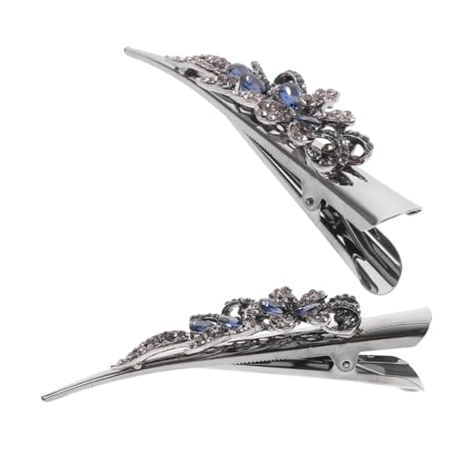 EXQUIMEUBLE 2stücke Vintage Metall Haarklammern Haarschmuck Für Frauen Elegante Haarclips Mit Kristallverzierung Für Hochzeiten Partys Und Täglichen Gebrauch von EXQUIMEUBLE