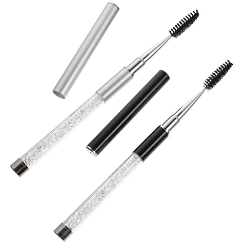 EXQUIMEUBLE 2stücke Wimpernset Wiederverwendbar Make-up Augenbrauenpinsel Wimpernpinsel Augenbrauenpinsel Make-up Zubehör Mascara Applikator Werkzeug von EXQUIMEUBLE