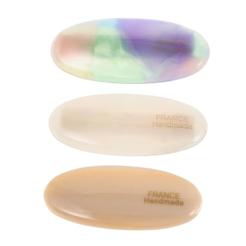 EXQUIMEUBLE 3stücke Ovale Französische Haarnadel Für Damen Mit Retro-stirnhaarnadel Haar-accessoires Für von EXQUIMEUBLE