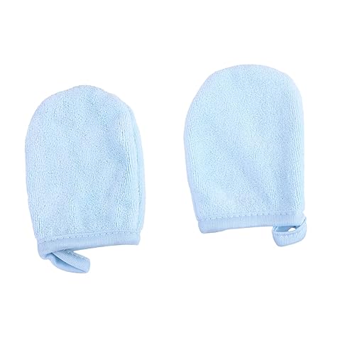 EXQUIMEUBLE 3stücke Teiliges Gesichtsreinigungshandschuhe Dicke Make-up Entferner-pads Waschbare Reinigungsunterlage Für Sanfte Hautpflege Und Kosmetikentfernung von EXQUIMEUBLE