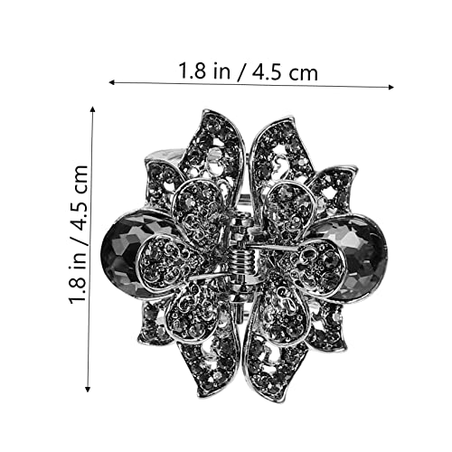 EXQUIMEUBLE 3 Stück Teiliges Haarklammer Damen Hohlblüten Haarkralle aus Legierung Eleganter Dekorativer Haarschmuck für Alltag Urlaub und Arbeit Rutschfest und Vielseitig Einsetzbar von EXQUIMEUBLE