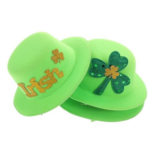 EXQUIMEUBLE 3 Stücke Teiliges Glitzer Haarspangen für Damen Grüne Haarschmuck Accessoires für Patrick Day Festliche Haarclips für Erwachsene für Partys und Anlässe von EXQUIMEUBLE