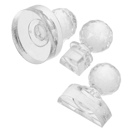 EXQUIMEUBLE 3stücke Restaurierungsstempel Kosmetikstempel Lidschatten Reparaturform Siegel Stempel Werkzeug Diy Lidschatten Presswerkzeug Make-up Gadget Stempel von EXQUIMEUBLE