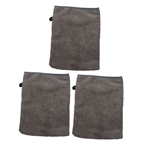 EXQUIMEUBLE 3stücke Teiliges Mikrofaser Gesichtsreinigungshandschuhe Hautpflege Zubehör Für Sanfte Makeup-entfernung Für Empfindliche Haut Und Tägliche Reinigung von EXQUIMEUBLE