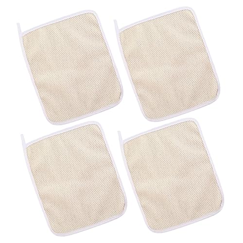EXQUIMEUBLE 4stücke Peeling Nylon Körperpeeling Handtücher Für Dusche Rückenreinigung Sanfte Exfoliation Und Hautpflege Für Tägliche Anwendung von EXQUIMEUBLE