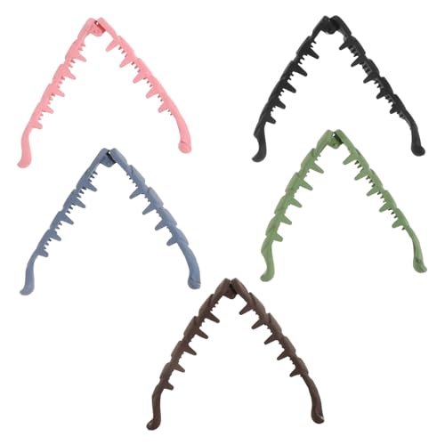 EXQUIMEUBLE 5 Stück Bananen Haarspangen Rutschfeste Haarklammer für Damen und Mädchen Starker für Dickes und Dünnes Haar Haarstyling Zubehör im Koreanischen Stil von EXQUIMEUBLE