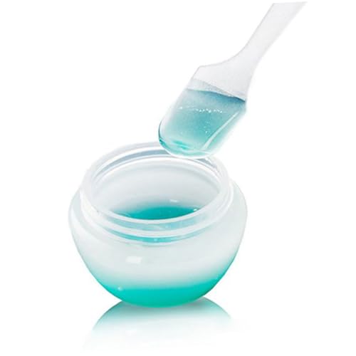 EXQUIMEUBLE 50 Stück Kosmetikspatel Kunststoff Make Up Spatel Transparent Gesichtsmaske Creme Löffel DIY Beauty Tool für Hautpflege und Cremedispenser von EXQUIMEUBLE