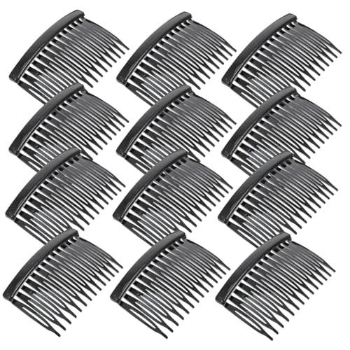 EXQUIMEUBLE 50 Stück Kunststoff Seitenkämme für Mädchen Zähne Haarclips Haarschmuck Tragbar und Praktisch für Haartypen von EXQUIMEUBLE