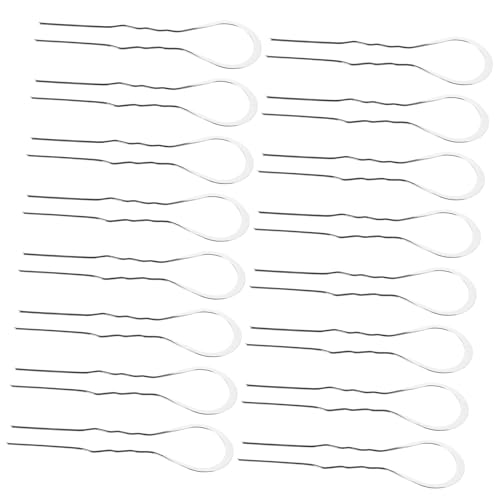 EXQUIMEUBLE 50 Stück U Förmige Haarnadeln aus Handgemachte Diy Haarnadeln für Hochsteckfrisuren Strapazierfähig und Rutschfest Partys von EXQUIMEUBLE