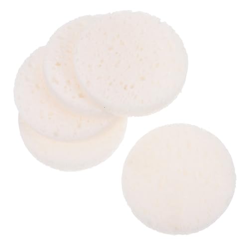 EXQUIMEUBLE 50stücke Gesichtsschwämme Für Damen Make-up-entferner- Reinigungspads Mit Vielen Löchern Sanfte Anwendung Mit Warmem Wasser Angenehmes Hautgefühl von EXQUIMEUBLE