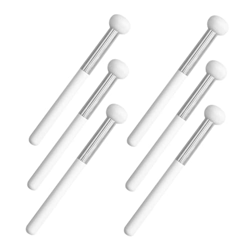 EXQUIMEUBLE 6 Stück Tragbare Concealer Pinsel Schwamm Make up Pinsel Für Augenlid Nase Und Gesicht Ergonomisches Design Wiederverwendbar Für Frauen von EXQUIMEUBLE