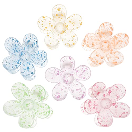 EXQUIMEUBLE 6stücke Blumen Haarklammern Aus Kunststoff Slip Haar Fangen Barrettes Haarspangen Für Damen Und Mädchen Geeignet Für Haartypen EXQUIMEUBLE 6stücke Blumen Haarklammern Aus Kunststoff Slip Haar Fangen Barrettes Haarspangen Für Damen Und Mädchen Geeignet Für Haartypen von EXQUIMEUBLE