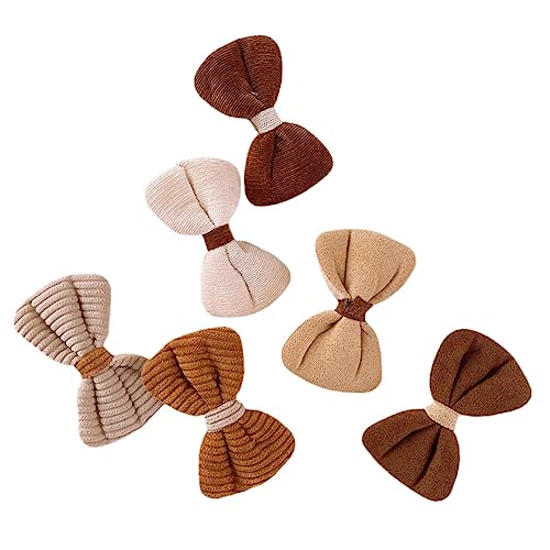 EXQUIMEUBLE 6stücke Teiliges Große Haarspangen Für Mädchen Kreative Haarschleifen Clips Aus Strapazierfähigem Material Süße Haaraccessoires Verschiedenen Farben Für Jeden Anlass von EXQUIMEUBLE