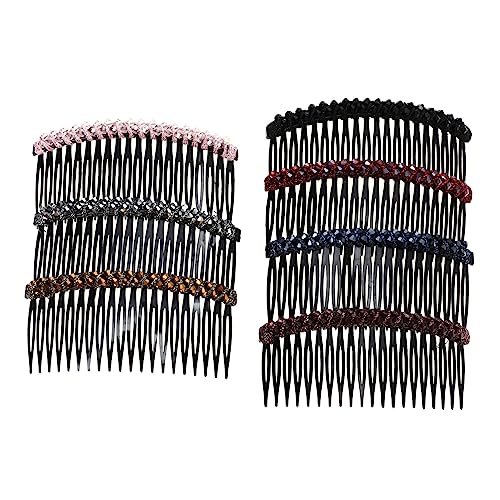 EXQUIMEUBLE 7stücke Haarkamm Mit Strasssteinen Für Damen Und Mädchen Haar Zahn Kamm Als Styling Werkzeug Für Besondere Anlässe Und Partys von EXQUIMEUBLE